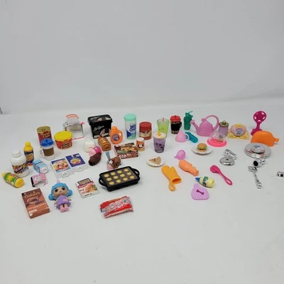 Miniature Dollhouse Food Accessories Playset Kitchen Baking Cooking Toys Lot - Image 1 of 4