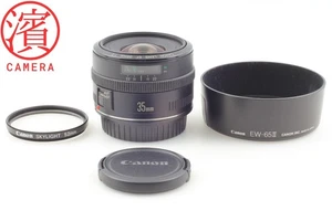 [MINT w/Hood] Canon EF 35mm f/2 Wide Angle AF Lens For Canon EF Mount From JAPAN - Picture 1 of 8