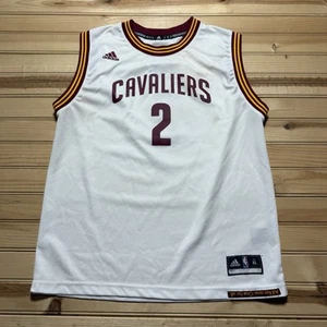 Adidas Cleveland Cavaliers NBA Jersey Kyrie Irving #2 Youth Size XL White - Picture 1 of 13