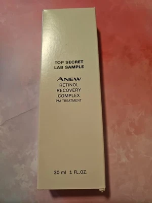 Nuevo Antiguo Stock Caja Avon Anew Complejo de Recuperación de Retinol Tratamiento PM 1.0 OZ Foto 1 de 2