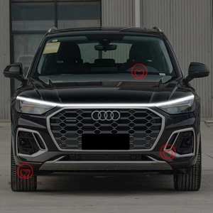 Front Grille Trim LED Hood Strip Lights DRL Decorative Lamps For Audi Q5 - Picture 1 of 11