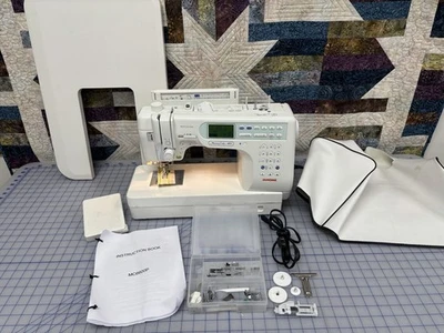 Janome Memory Craft 6600p, Professionally Serviced! Free shipping. SEE PHOTOS! - Image 1 of 4