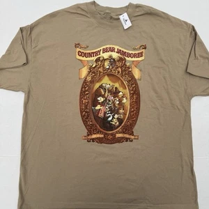 Disney NWT Country Bear Jamboree T-Shirt – Brown – Magic Kingdom – Rare! 2XL - Picture 1 of 7