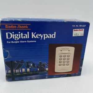 RADIO SHACK Digital Keypad Switch #49-457 For Alarms- Rare 1994 -New In box - Picture 1 of 5