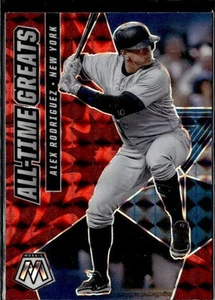 2021 Panini Mosaic #ATG11 Alex Rodriguez All-Time Greats Reactive Red - Picture 1 of 2