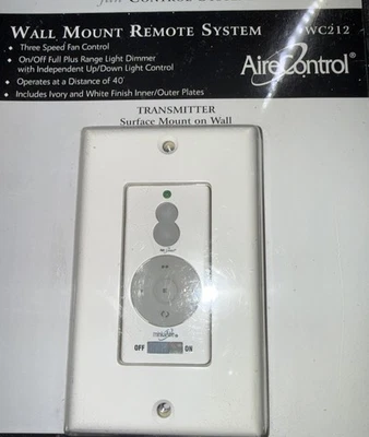 SEALED& NEW - MinkaAire WC212 AireControl Wall Mount Remote System New Sealed - Image 1 of 3