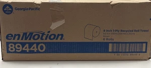 Georgia Pacific enMotion Paper Towel Rolls- Brown (89440) 6 rolls - Picture 1 of 1