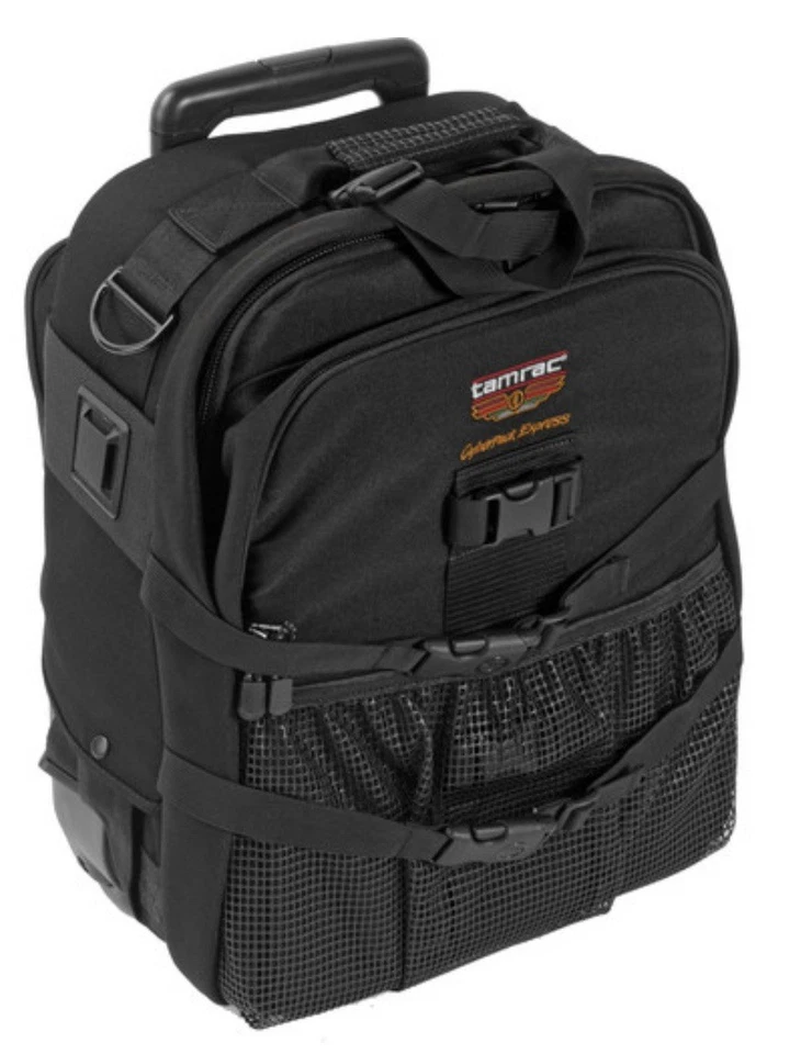 Tamrac 5265 CyberPack Express Rolling Camera Computer Backpack Photo Case Black - Image 1 of 4