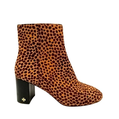 Botín Tory Burch Leopardo Mujer 8.5 Lujo Diseñador Contemporáneo Chic Nuevo Foto 1 de 4