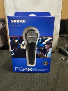 Shure PG48 Vocal Microphone Professional Performance 15ft XLR Cord New In Box - Picture 1 of 4