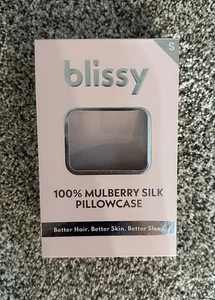 Blissy Standard/Queen 600 Thread Count Silk Pillowcase, Blush Pink - Picture 1 of 3