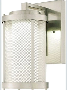 Westinghouse Skyview Lámpara de Pared Exterior LED Regulable de Una Luz Níquel Cepillado - Imagen 1 de 6