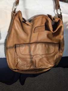 Liebeskind Berlin braun hellbraun Leder Hobo Schultertasche Handtasche - Bild 1 von 12