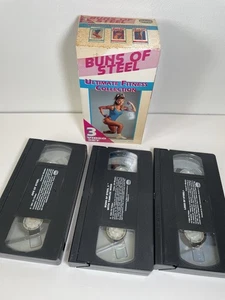 Buns Of Steel: Ultimate Fitness Collection VHS 3 Tape Set Tamilee Webb Tested - Picture 1 of 2