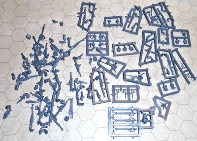 Warhammer 40k Adeptus Mechanicus Skitarii + Sicarian Bits Lot - Image 1 of 3