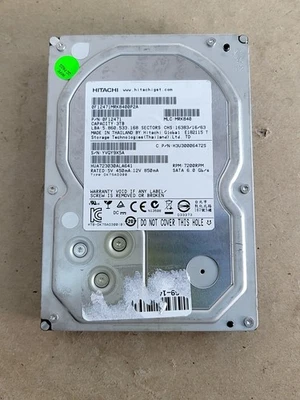 HITACHI HUA723030ALA641 0F12471 Hard Drive 3.5 3TB SATA - Image 1 of 2