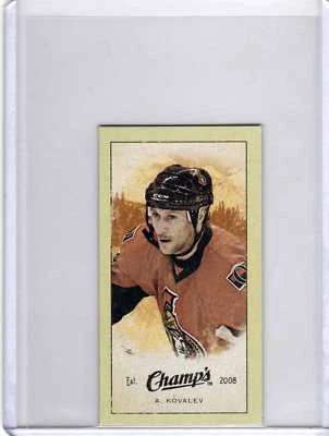 ALEX KOVALEV 09/10 CHAMPS CHAMP'S RED BACK #333 MINI SP Hockey Card Insert - Image 1 of 2