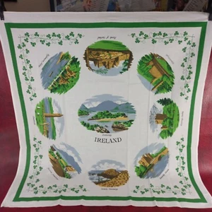 Vintage Tablecloth Ireland 85cm x 85cm - Picture 1 of 4