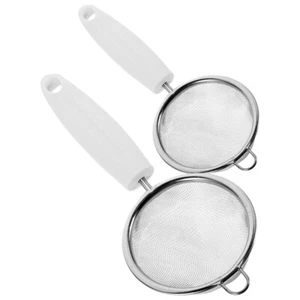 2pcs Sieb Kochen Skimmer Metall Skimmer Backen Sieb Mesh Sichter - Bild 1 von 12