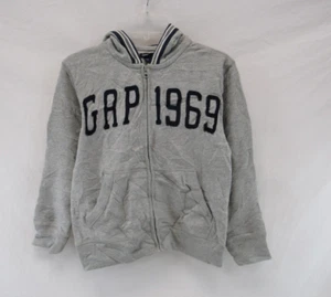 Gap Kids Gray Full Zip Hoodie Size M /8 #A88 - Picture 1 of 6