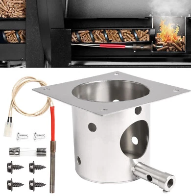 Stainless Steel Fire Burn Pot Replacement for Traeger & Pit Boss Pellet Grill