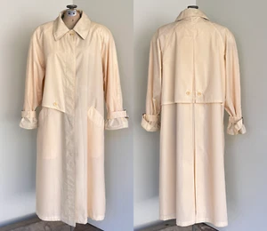 Buttergelber Damen Trenchcoat Größe L Vintage gelb leichter Trenchcoat - Bild 1 von 7