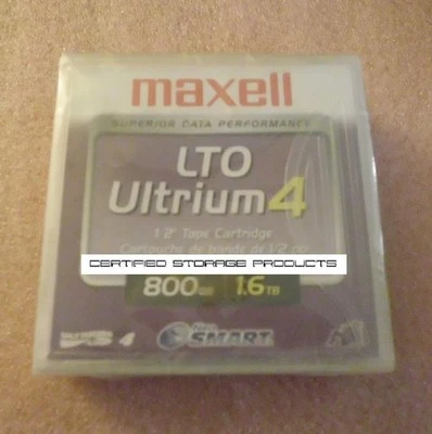 NUEVO 1/PK Maxell 183906 800GB/1.6TB LTO-4 Ultrium Cartucho de Cinta de Datos 95P4436 Foto 1 de 2