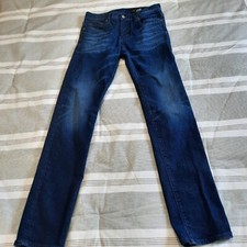 Womens Armani Exchange J16 Straight Dark Blue jean Size 30x31.5