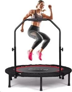 40" Foldable Fitness Rebounder Indoor/Outdoor Trampoline, Max Load 150KG - Picture 1 of 48