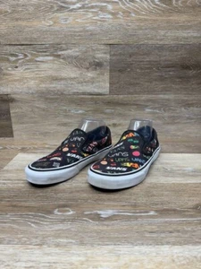 Zapatillas clásicas sin cordones con logotipo negro Vans para mujer talla 7,5 - Imagen 1 de 5