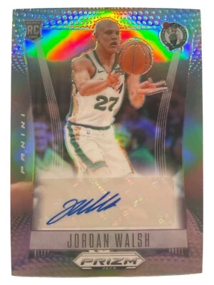 2023-24 Panini Deca Prizm Silver Auto Jordan Walsh Rookie Card #DS-JWA Celtics - Image 1 of 2