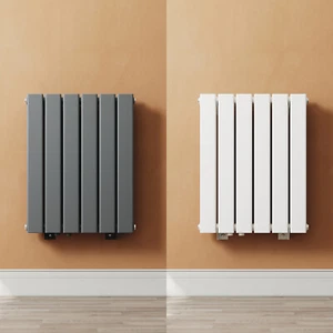 Flachheizkörper Klein Badheizkörper Doppellagig Paneel Heizkörper Anthrazit/Weiß - Bild 1 von 34