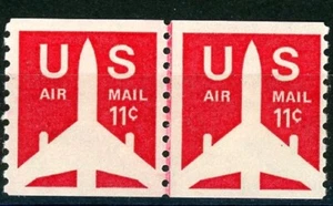Airliner Coil Line Pair Weak Centering MNH Scott's C82 - Picture 1 of 2
