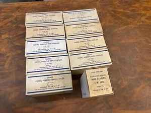 Chisel Point Wire Staples 1/4 leg, Paslode PW30 1/4 for use in tacker # PR-53W - Picture 1 of 7