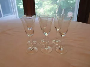 Set of 6 Vintage Pioneer Willow Moon 3 5/8" Cordial Glasses – Occupied Japan - Picture 1 of 5