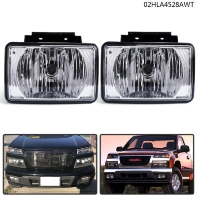 Fit  For Chevy Colorado GMC Canyon 2004-2012 Pickup Pair Bumper Fog Light Foto 1 de 4
