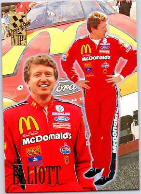 1997 Press Pass VIP Bill Elliott #7 HOF Nascar Racing Trading Card - Image 1 of 2
