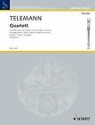Quartet In F Major   Score And Parts  Sheet Music   Telemann, Georg Philipp Treb