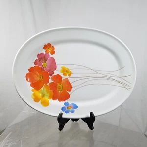 Mikasa Ultra Keramik PRETTY POSIES Ovale Servierplatte 14 "X 10". - Bild 1 von 5