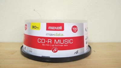 Maxell – 625335, Premium Quality Noise free Surface Playback Recordable CDs 30pc - Image 1 of 3
