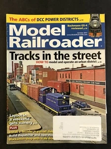 Model Railroader Magazine October 2017 Tracks in the Street - Imagen 1 de 2