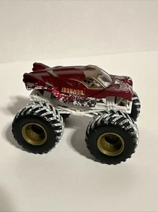 2012 Hot Wheels Monster Jam Holiday Edition Iron Man White Snow - Picture 1 of 5