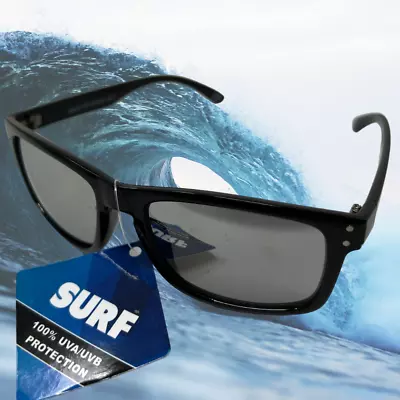 NEW Black Square Sunglasses Authentic FOSTER GRANT SURF Unisex 100% UVA NWT - Image 1 of 4