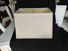 11x6x9" Fine Arts Rectangular Lamp Shade Uno Fitter Burlap Fabric OTHERS AVAIL