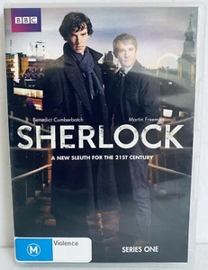 Sherlock Series / Season 1 (BBC, Cumberbatch & Freeman), Reg 4 DVD, Like New - Picture 1 of 4