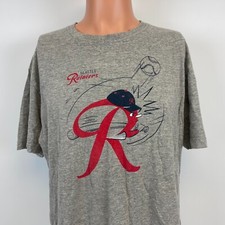 Red Jacket Seattle Rainiers Retro Logo T Shirt Minor League Baseball Grey Size L