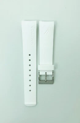 NAUTICA WATCH STRAP , A18669G , WHITE RUBBER STRAP , NAUTICA STRAP , NAUTICA - Image 1 of 4