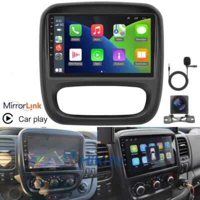 Android 15 Autoradio Für Renault Trafic 3 Opel Vivaro B GPS Navi WiFi mit Kamera - Bild 1 von 4