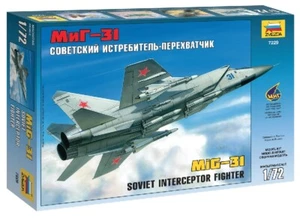 Mig-31 Soviet Interceptor Fighter 1:72 Plastic Model Kit 7229 ZVEZDA - Imagen 1 de 1