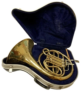 Conn Double French Horn w/ Case No Mouthpiece - Picture 1 of 20